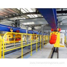 galvanizing material handling overhead crane